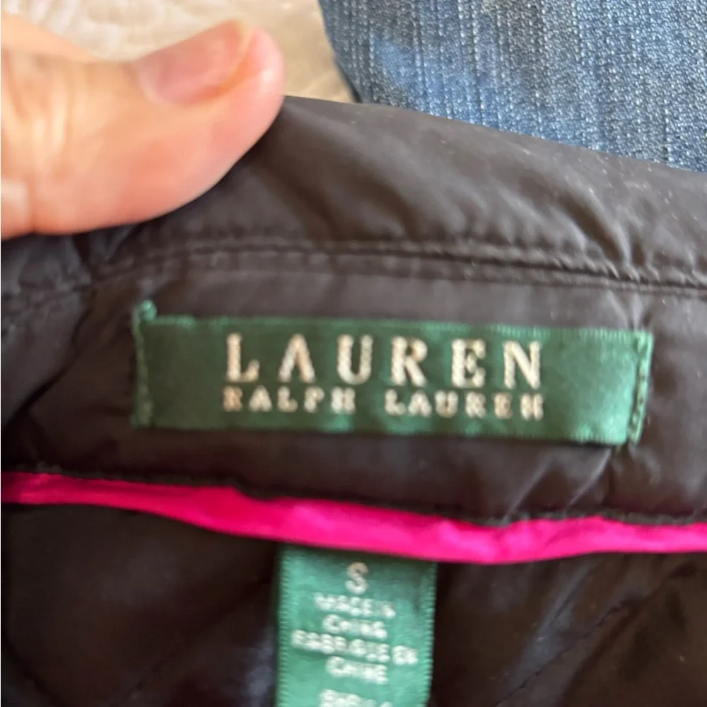 Lauren Ralph Lauren Black Utility Jacket‎ Quilted Design - Picture 6 of 8